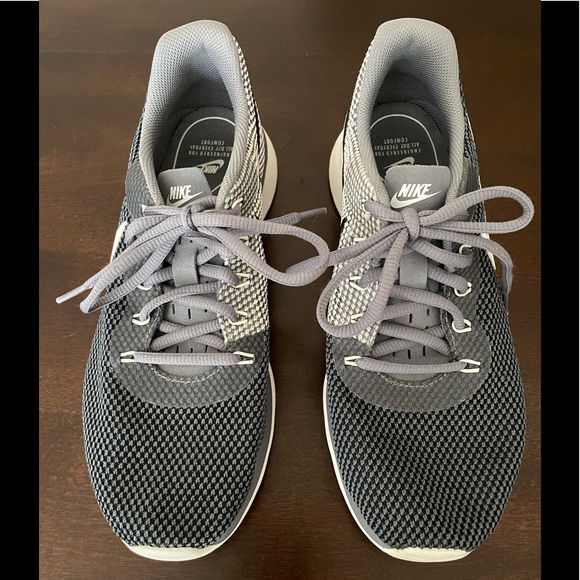 LIKE NEW Nike Athletic Shoes in Two Toned Grey - Picture 2 of 5